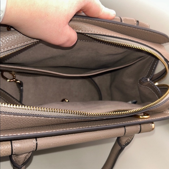 Cole Haan Medium Catherine Leather Satchel - Picture 6 of 12